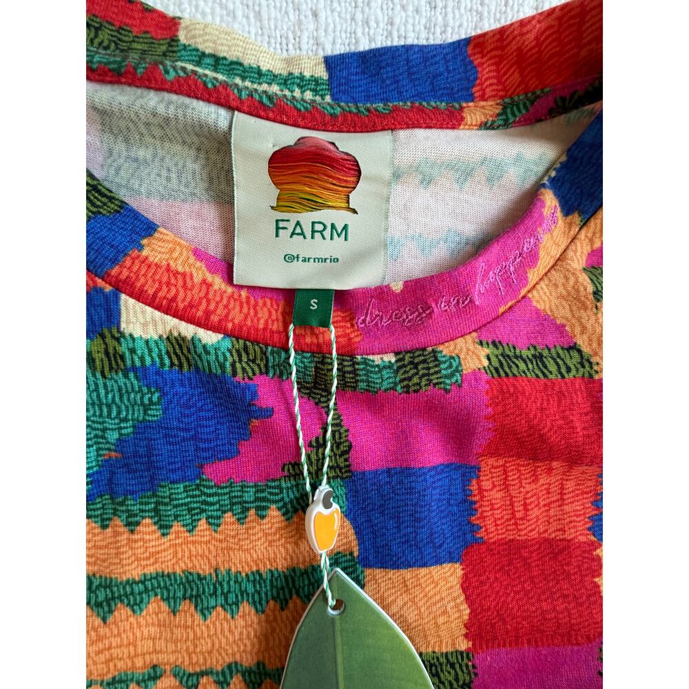 FARM Rio Multicolor Geometric Knit Mini Dress - Picture 8 of 13